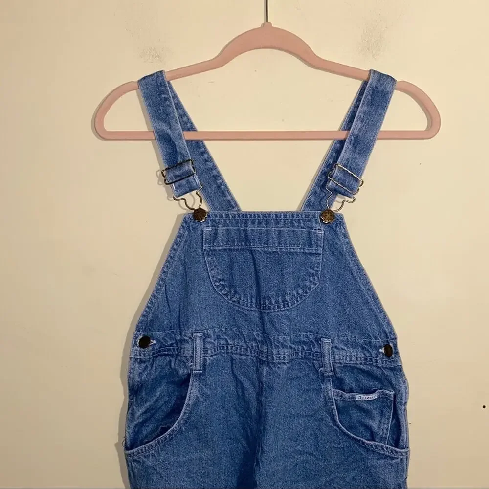 VNTG OSHKOSH light wash overalls size 10